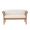 Alaterre Furniture Stamford Eucalyptus Wood Outdoor Set with 2 Chairs, Bench, and Coffee Table, Set of 4 ANSF01123EBO - alternate 8